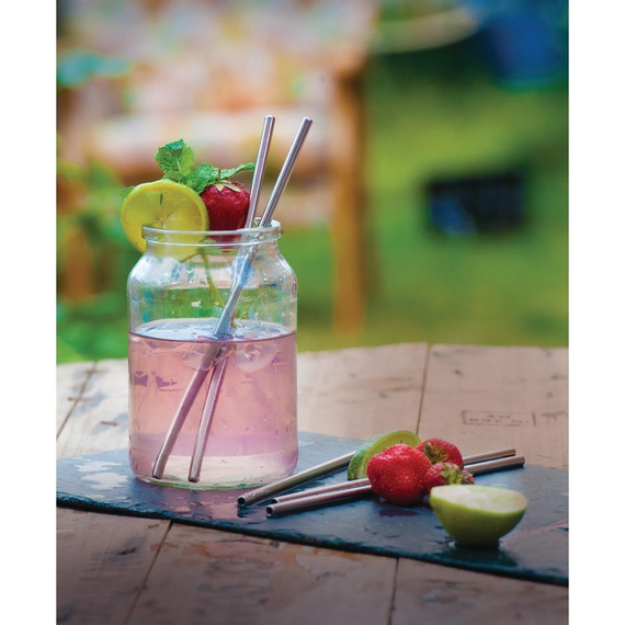 Beaumont Trinkhalme aus Edelstahl 21,5cm (25 Stück), Bild 2