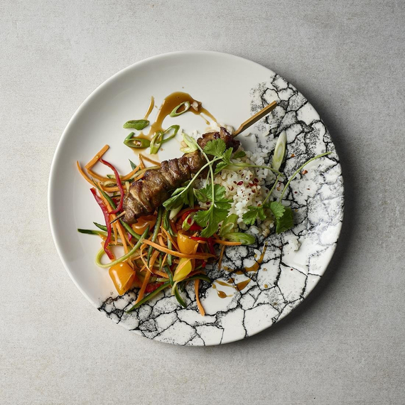 Churchill Kintsugi Accents Quartz Black Evolve Coupe-Teller, 220 mm, (12 Stück), Bild 9