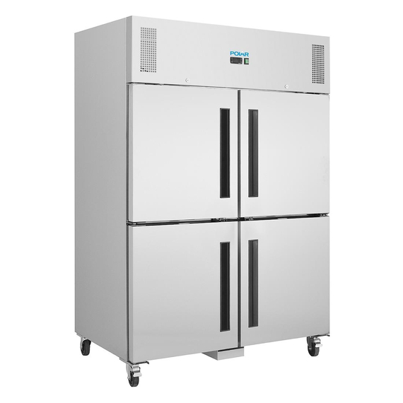 Polar Serie G Gefrierschrank Edelstahl mit geteilten Türen 1200L, Bild 4