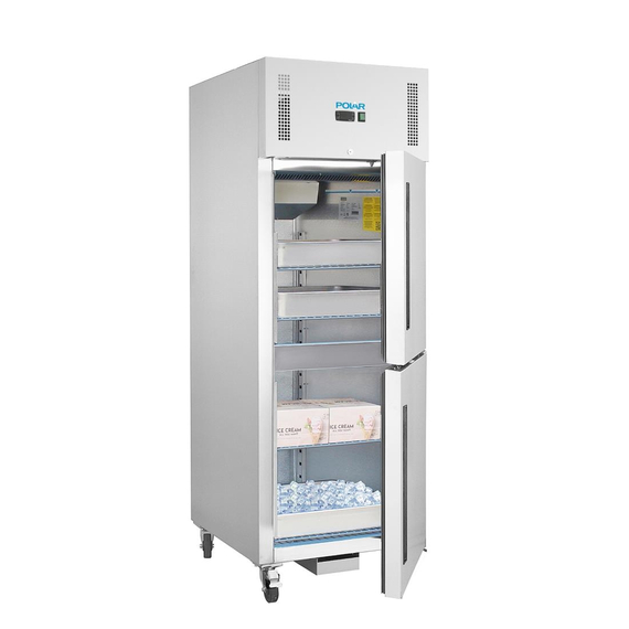 Polar Serie G Gefrierschrank Edelstahl mit 2 Türen 600L, Bild 5