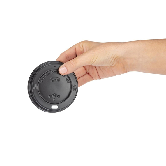 Fiesta Recyclable Deckel für 340ml- und 455ml-Heißgetränkebecher schwarz (50 Stück), Bild 2