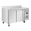 Polar Serie U 2-türiger Edelstahlgefrierschrank mit Spritzschutz 282Ltr, Bild 2