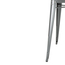 Bolero Bistro quadratischer Bistrotisch aus Stahl Grau 66cm, Bild 4