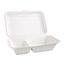Fiesta Compostable kompostierbare Menüboxen aus Bagasse mit Klappdeckel weiß 2-geteilt (200 Stück), Bild 5