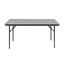 Bolero rechteckiger Klapptisch grau 152cm