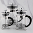 Olympia French Press Edelstahl und Glas 1,5L