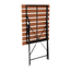 Bolero quadratischer klappbarer Terrassentisch Holzimitat 60cm, Bild 10