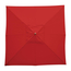 Bolero quadratischer Sonnenschirm rot 2,5m, Bild 5