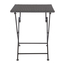 Bolero Quadratischer PE-Geflecht Klapptisch Schwarz 600mm, Bild 4
