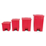 Rubbermaid Abfalleimer rot 87Ltr, Bild 2