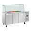 Polar U-Serie Premium Dreitürige Saladette Thekenkühlschrank Polar U-Serie