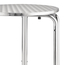 Bolero runder Bistrotisch Edelstahl 3 Beine 60cm, Bild 4