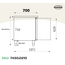 Combisteel Standard Line 700 Kühltisch Spülbecke 2 Türen, Bild 2