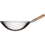 Wok-Pfanne, Edelstahl gebürstet, 400x120 mm (ØxH)