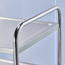 Stalgast Servierwagen aus Edelstahl, mit drei Borden, 860 x 540 x 920 mm (BxTxH), Bild 4