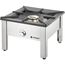 Stalgast Gas-Hockerkocher Top Power 14kW, mit Edelstahl Topfauflage, G20, 567x607x394 mm (BxTxH)