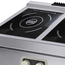 Maxima Gastro Heavy Duty Kochfeld - 2 Brenner - Induktion - Doppeleinheit - 70 cm Tief - Elektrisch, Bild 4