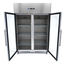 Maxima Gastro Gefrierschrank - 1200 l - 6 Einstellbare Regale (2/1 GN) - Rostfreier Stahl - mit Glastür, Bild 6