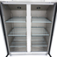 Maxima Gastro Gefrierschrank - 1200 l - 6 Einstellbare Regale (2/1 GN) - Rostfreier Stahl - mit Glastür, Bild 9