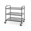 Hendi Servierwagen mattschwarz, 905x585x(H)945mm, Bild 3