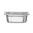 Hendi Gastronorm-Behälter 1/9, Kitchen Line, GN 1/9, 0,6L, (H)65mm