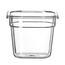 Hendi Gastronorm-Behälter 1/6, Profi Line, GN 1/6, 2,4L, Transparent, 176x162x(H)150mm