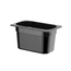 Hendi Gastronorm-Behälter 1/4, Profi Line, GN 1/4, 4L, Schwarz, 265x162x(H)150mm, Bild 2