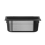 Hendi Gastronorm-Behälter 1/4, Profi Line, GN 1/4, 2,8L, Schwarz, 265x162x(H)100mm