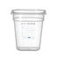 Hendi Gastronorm-Behälter 1/6, GN 1/6, 3,4L, Transparent, 176x162x(H)200mm