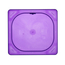 Hendi Gastronorm-Deckel violett, GN 1/6, Violett, 176x162mm, Bild 2