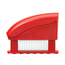 Hendi Fleisch-Zartmacher Profi Line, Profi Line, 51 Messer, Rot, 42x150x(H)118mm