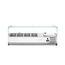Arktic Aufsatz-Kühlvitrine Gastronorm 1/3, 4x GN 1/3, 230V/180W, 1208x400x(H)456mm