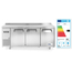Arktic Kühltisch, dreitürig Kitchen Line 390 L, Kitchen Line, 291L, 230V/270W, 1800x600x(H)886mm, Bild 3