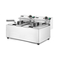 Hendi Fritteuse Profi Line, 2×8 l, Profi Line, 16L, 230V/7000W, 605x460x(H)369mm, Bild 3
