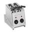 Milantoast Sandwich Toaster Edelstahl, Farbe: Edelstahl, Ausführung: 2 Scheiben
