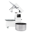 Hendi Spiralmischer mit steigendem Kopf und herausnehmbarer Schüssel, 56 kg/h, 22L, 400V/750W, 400x672x(H)730mm, Bild 2