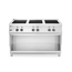 Hendi Induktionsherd mit 6 Kochfeldern, 400V/25500W, 1200x700x(H)890mm