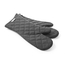 Hendi Ofenhandschuhe – 2 Stück, Baumwolle mit feuerfester Beschichtung, Schwarz, 2 Stk., (L)380mm