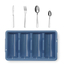 Hendi Besteck-Set mit Tablett, Blau, 525x300x(H)95mm, Rechteckig, Bild 3