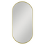 Aliseo JOY Badezimmerspiegel - 400 x 800 mm, gold gebürstet