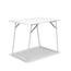 Barths Campingtisch 60x80 cm, Weiß