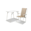 Barths Campingtisch 60x80 cm, Weiß, Bild 2