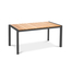Barths Paros - Dining Tisch 160x90 cm, Teakholz - Anthrazit