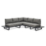 Barths Porto - Lounge-Set 2,5-Sitzer, Anthrazit
