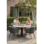Barths Porto - Runder Dining Tisch Ø 130 cm, Anthrazit, Bild 2