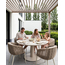 Barths Porto - Runder Dining Tisch Ø 130 cm, Sand, Bild 3