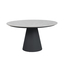 Barths Cuba - Runder Dining Tisch Ø 140 cm, Anthrazit