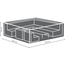 Barths Schutzhülle für Lounge-Sets mittel/medium 250x250x75 cm, Hellgrau, Bild 3