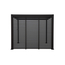 Barths Louvre – Wand 113 cm (für Breite 360 + 720 cm), Anthrazit, Bild 2