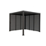 Barths Louvre – Wand 113 cm (für Breite 360 + 720 cm), Anthrazit, Bild 4